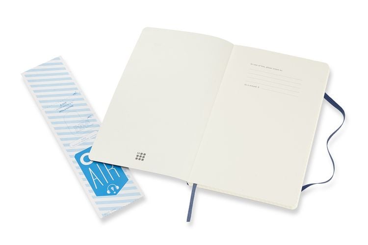 Produktbild: Moleskine Notizbuch Large/A5, Kariert, Soft Cover, Saphir