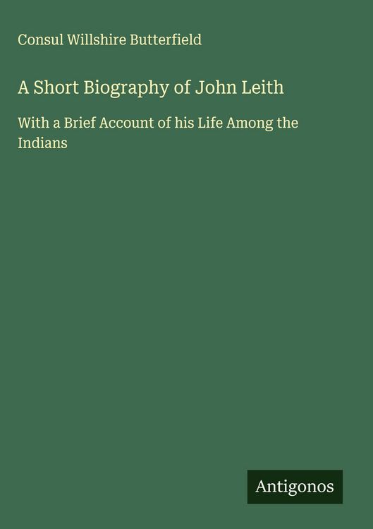 Produktbild: A Short Biography of John Leith