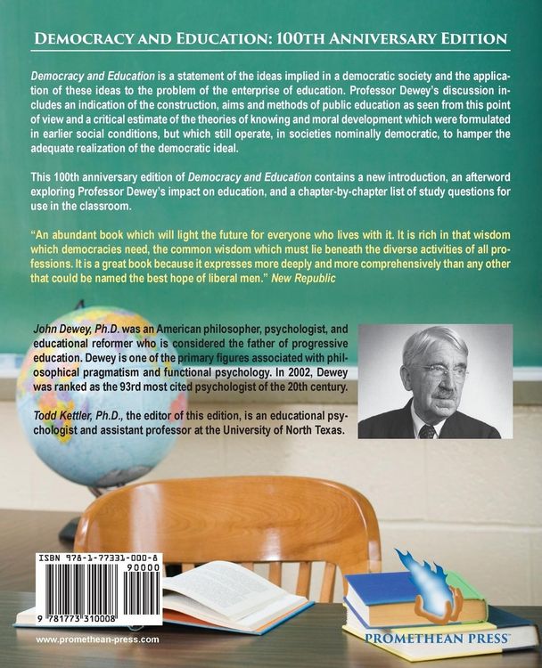Produktbild: Democracy and Education: 100th Anniversary Edition