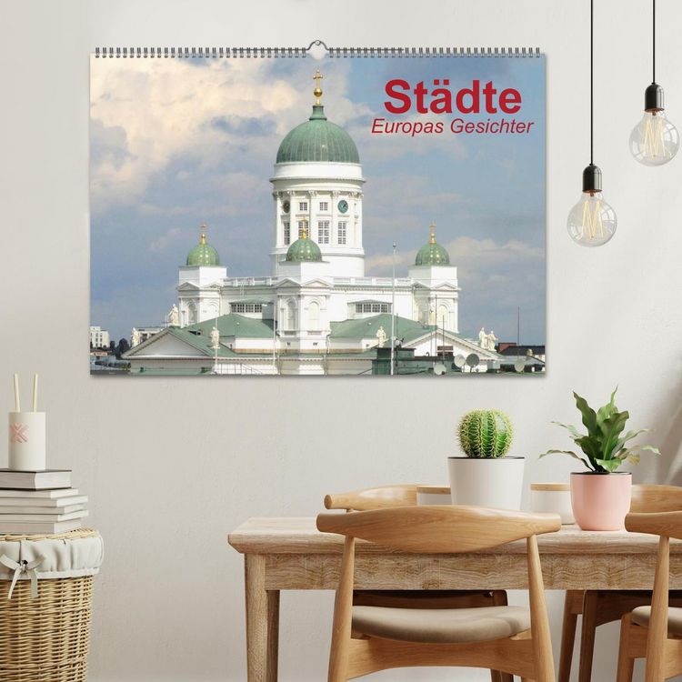 Produktbild: St&auml;dte &bull; Europas Gesichter (Wandkalender 2026 DIN A2 quer), CALVENDO Monatskalender