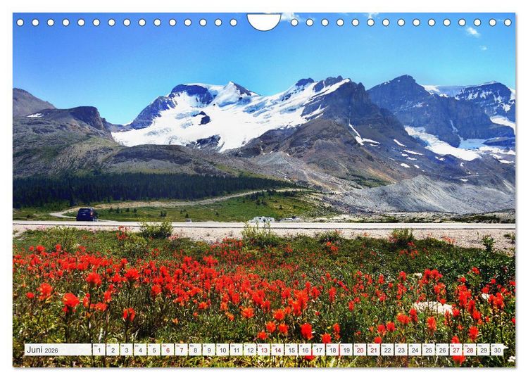 Produktbild: Kanada, Touristenziele in Alberta und British Columbia (Wandkalender 2026 DIN A4 quer), CALVENDO Monatskalender