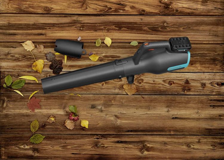 Produktbild: GARDENA PowerJet 18V P4A Ready-To-Use Set Akku 14890-20 Laubbl&auml;ser inkl. Akku 18 V