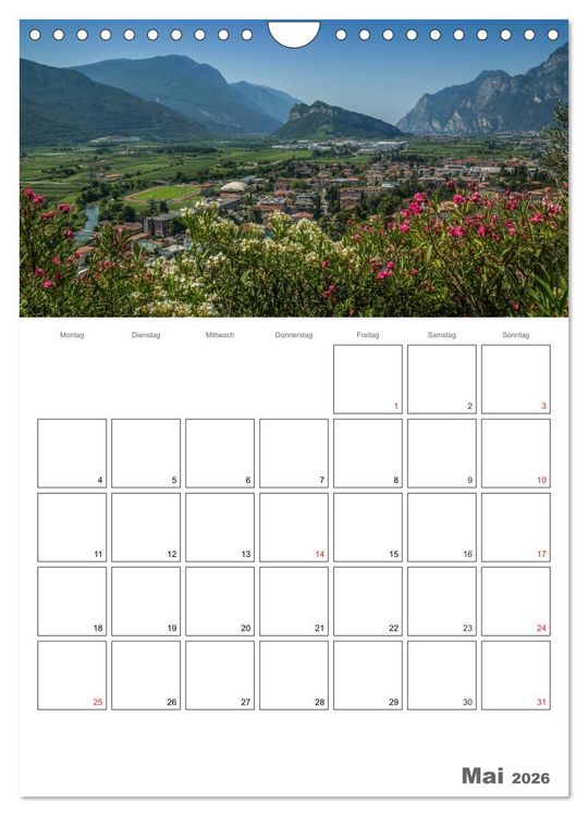 Produktbild: GARDASEE Terminplaner (Wandkalender 2026 DIN A4 hoch), CALVENDO Monatskalender