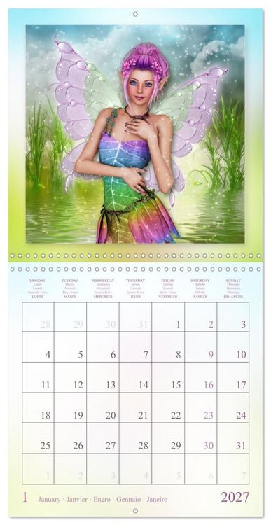 Produktbild: Twinkling Fairies (Wall Calendar 2027 12 &times; 12 Inch) CALVENDO 12 Month Wall Calendar