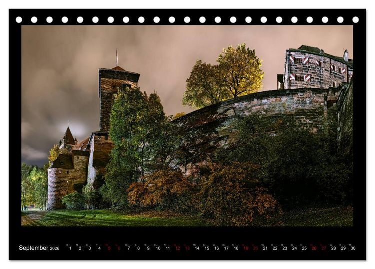 Produktbild: Historisches N&uuml;rnberg (Tischkalender 2026 DIN A5 quer), CALVENDO Monatskalender