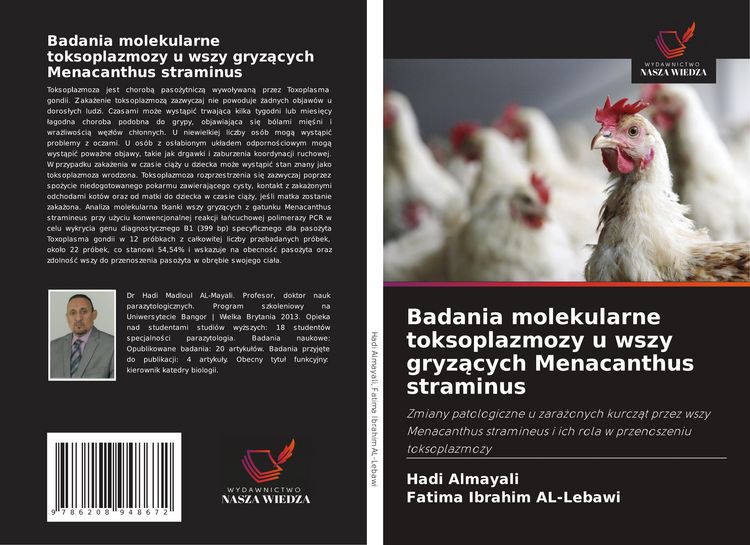 Produktbild: Badania molekularne toksoplazmozy u wszy gryz&iquest;cych Menacanthus straminus
