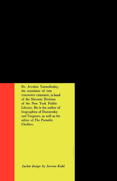 Produktbild: The Unknown Chekhov