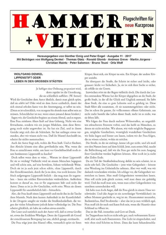 Produktbild: Hammer + Veilchen Nr. 11