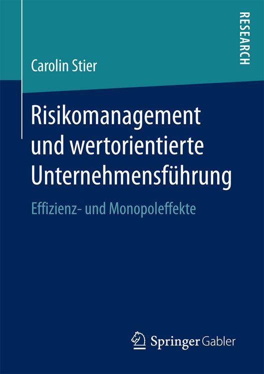 Produktbild: Risikomanagement und wertorientierte Unternehmensf&uuml;hrung