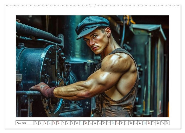 Produktbild: Mit Volldampf in dein Herz (hochwertiger Premium Wandkalender 2026 DIN A2 quer), Kunstdruck in Hochglanz