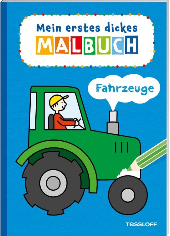 Produktbild: Mein erstes dickes Malbuch. Fahrzeuge