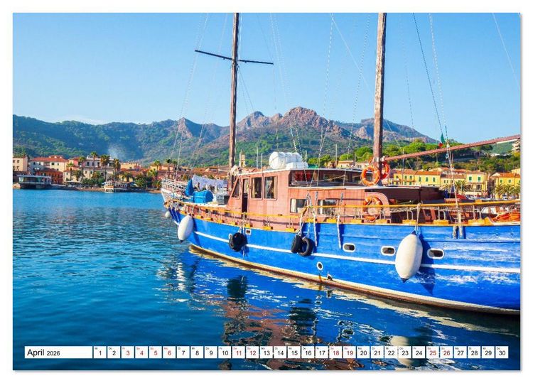 Produktbild: Eine traumhafte Insel Elba Genuss ohne Trubel (Tischkalender 2026 DIN A5 quer), CALVENDO Monatskalender