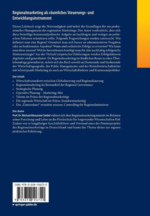 Produktbild: Regionalmarketing als r&auml;umliches Steuerungs- und Entwicklungsinstrument