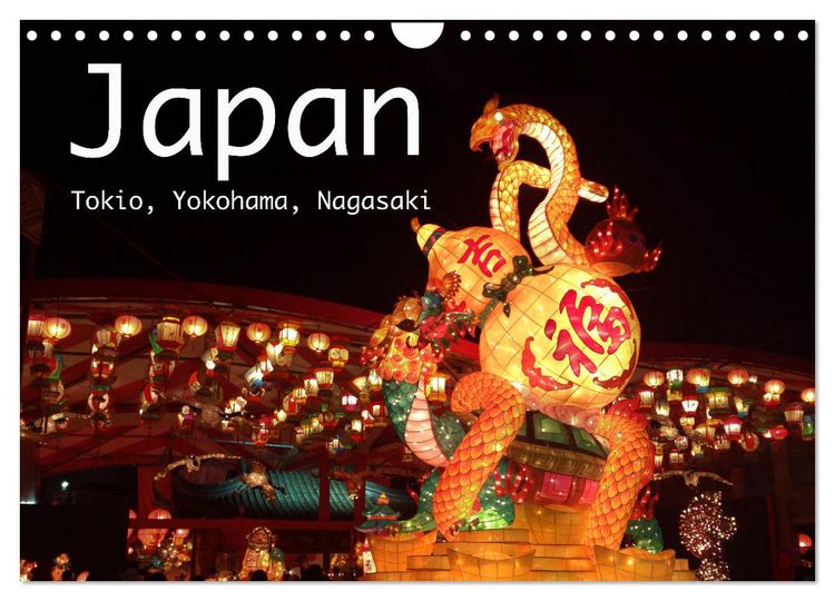 Produktbild: Japan - Tokio, Yokohama, Nagasaki (Wandkalender 2026 DIN A4 quer), CALVENDO Monatskalender