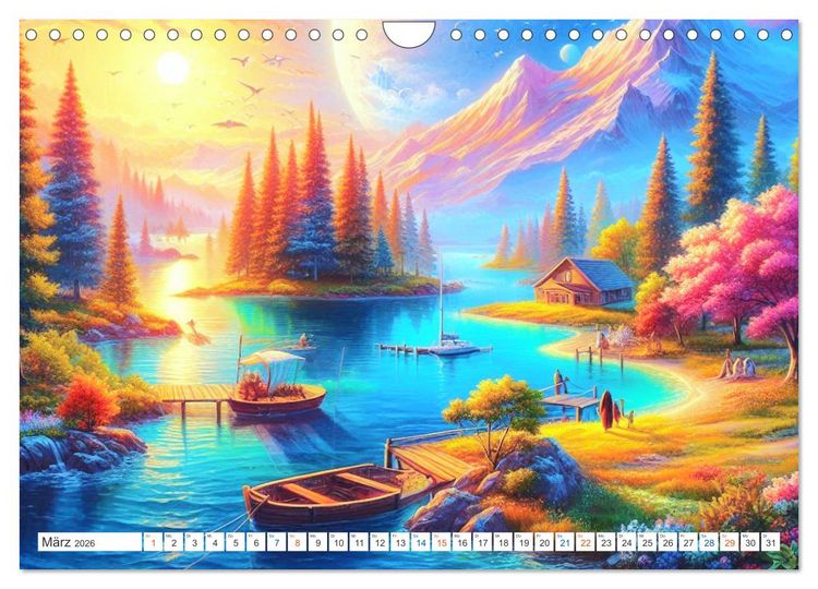 Produktbild: Futurplaneten (Wandkalender 2026 DIN A4 quer), CALVENDO Monatskalender