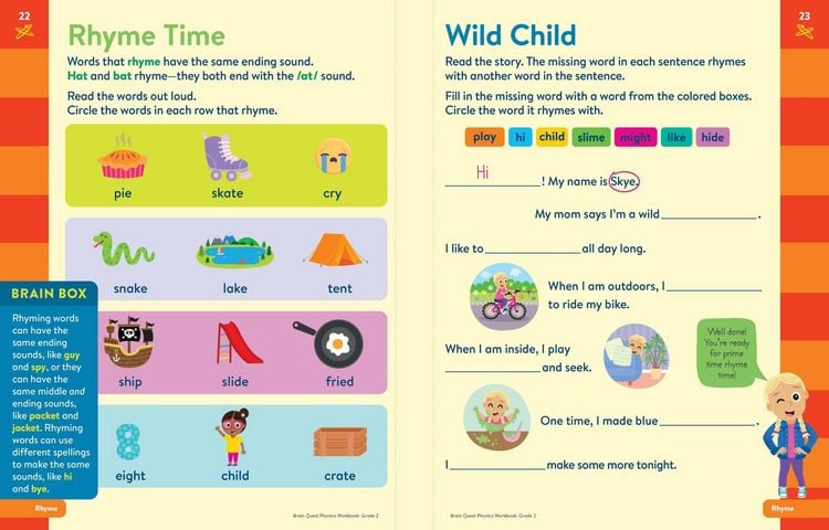 Produktbild: Brain Quest Phonics Workbook: Grade 2