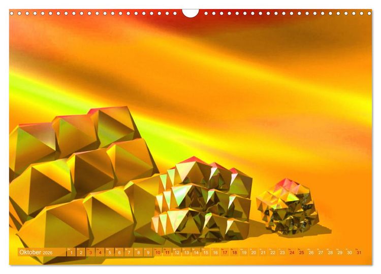 Produktbild: Grandiose Farbenspiele (Wandkalender 2026 DIN A3 quer), CALVENDO Monatskalender