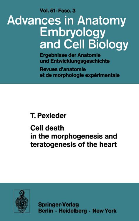 Produktbild: Cell death in the morphogenesis and teratogenesis of the heart
