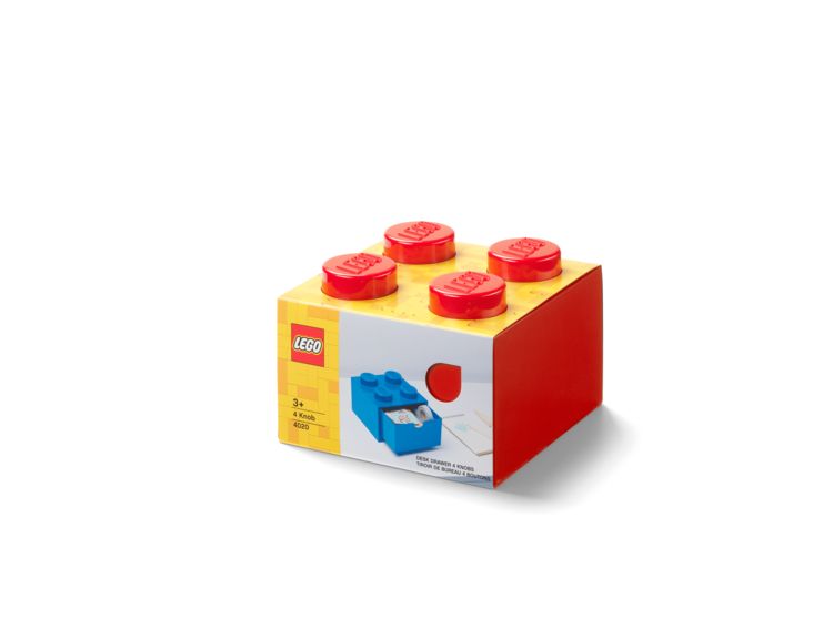 Produktbild: LEGO&reg; Schubladenelement 4 Noppen Rot