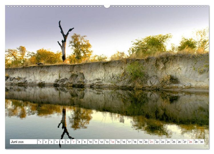 Produktbild: Namibia & Botswana (hochwertiger Premium Wandkalender 2026 DIN A2 quer), Kunstdruck in Hochglanz