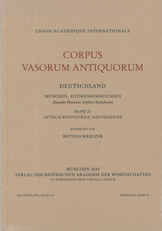 Produktbild: Corpus Vasorum Antiquorum Deutschland Bd. 107: M&uuml;nchen Band 21