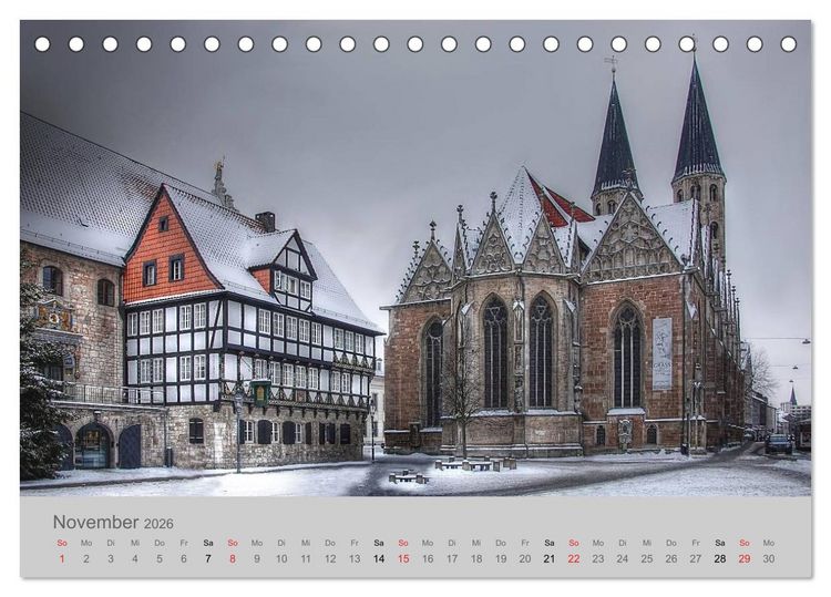 Produktbild: Braunschweig (Tischkalender 2026 DIN A5 quer), CALVENDO Monatskalender
