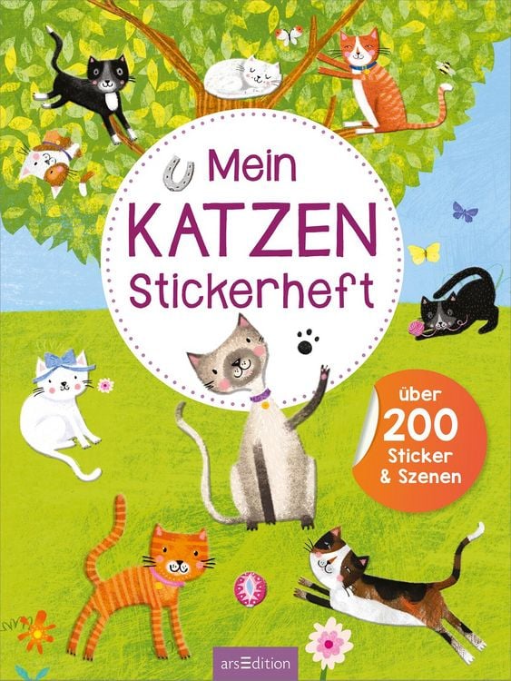 Produktbild: Mein Katzen-Stickerheft