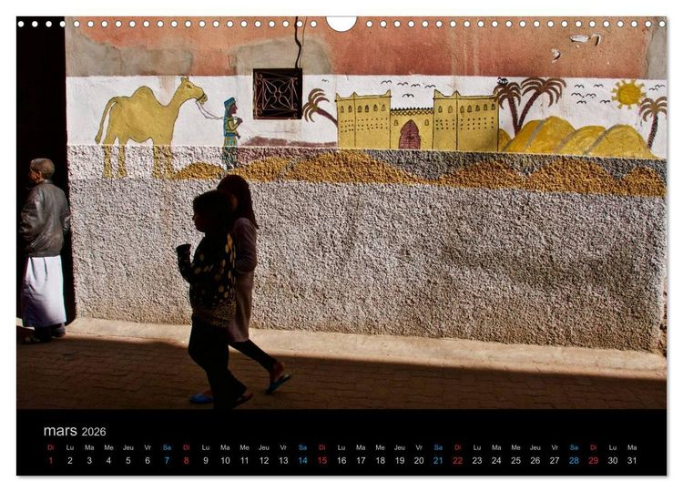Produktbild: COULEURS DU MAROC (Calendrier mural 2026 DIN A3 vertical), CALVENDO calendrier mensuel