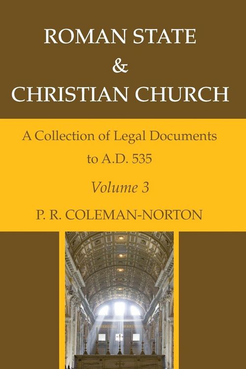 Produktbild: Roman State & Christian Church Volume 3