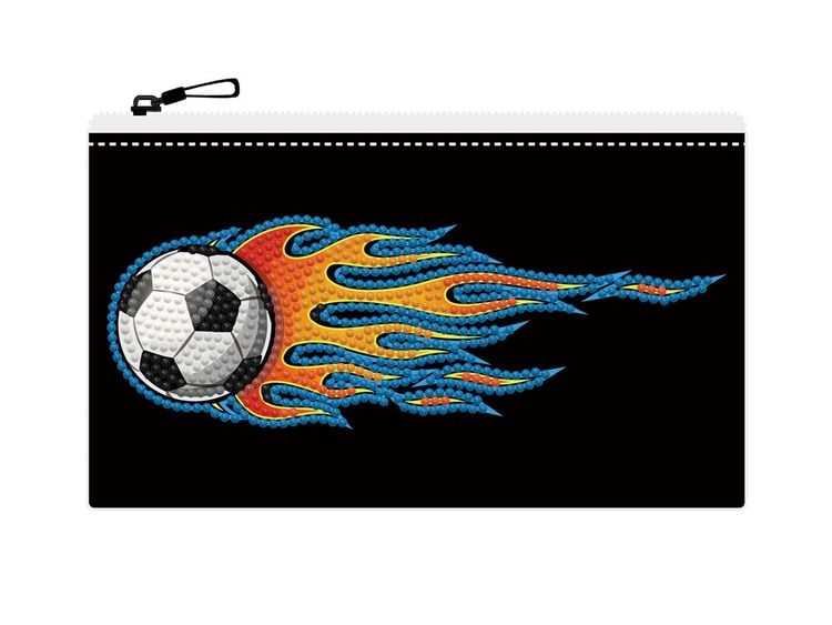 Produktbild: DOTZIES BY DIAMOND DOTZ - Diamond Painting Etui Fussball