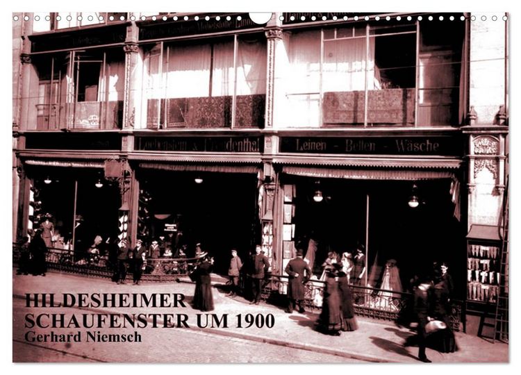 Produktbild: Hildesheimer Schaufenster um 1900 (Wandkalender 2026 DIN A3 quer), CALVENDO Monatskalender