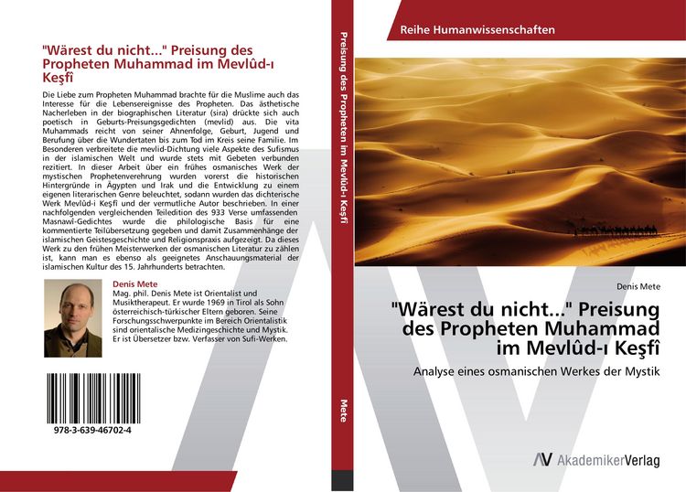 Produktbild: "W&auml;rest du nicht..." Preisung des Propheten Muhammad im Mevl&ucirc;d-&iquest; Ke&iquest;f&icirc;