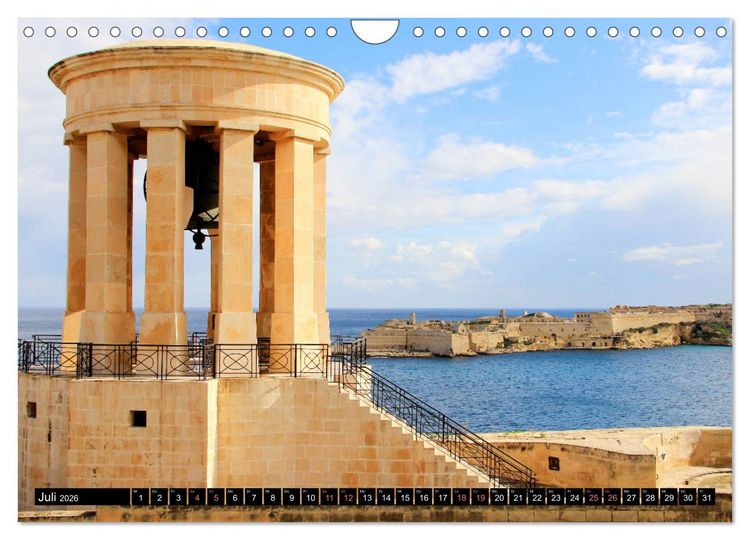 Produktbild: Malta - Juwel im Mittelmeer (Wandkalender 2026 DIN A4 quer), CALVENDO Monatskalender