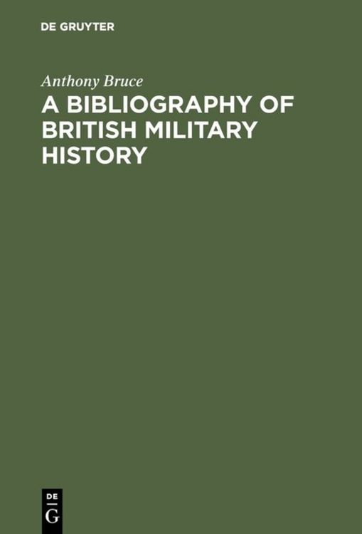 Produktbild: A bibliography of British military history