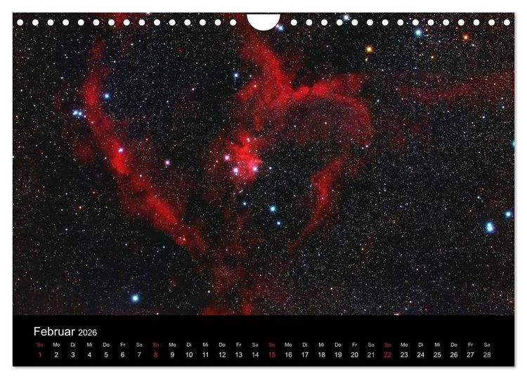 Produktbild: Atemberaubender Weltraum (Wandkalender 2026 DIN A4 quer), CALVENDO Monatskalender