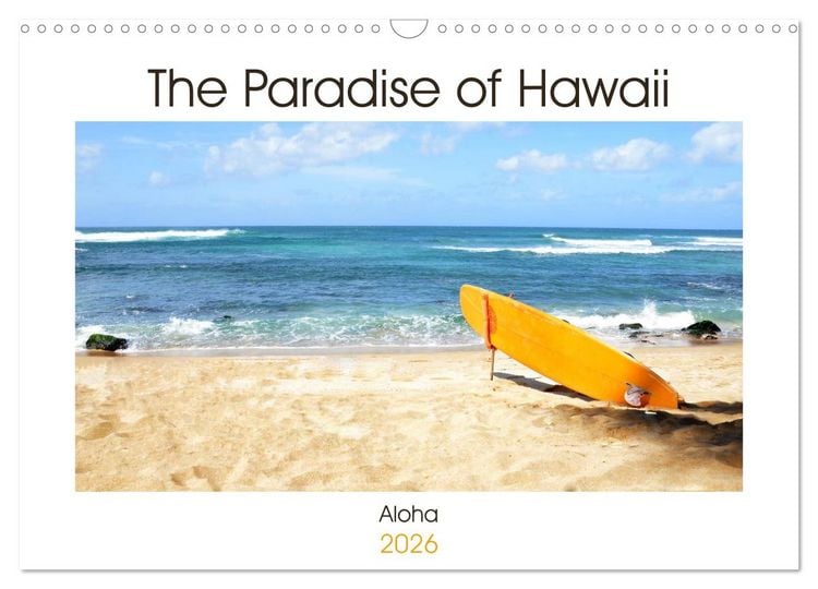 Produktbild: The Paradise of Hawaii (Wall Calendar 2026 DIN A3 landscape), CALVENDO 12 Month Wall Calendar