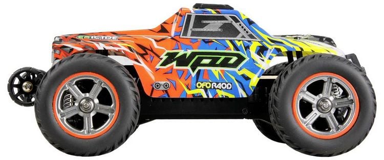 Produktbild: Amewi Blau, Orange Brushed 1:20 RC Einsteiger Modellauto Elektro Monstertruck Allradantrieb (4WD) RtR mit Lichteffekt