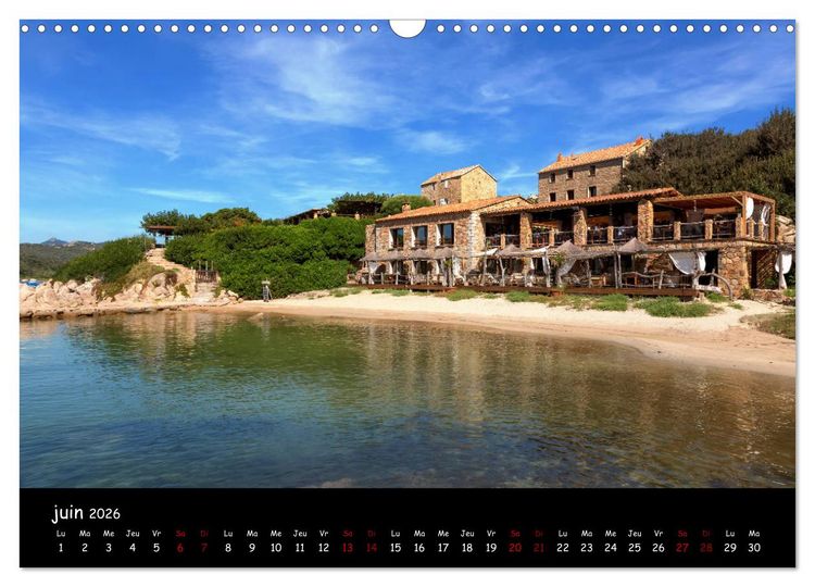 Produktbild: La Corse de plage en plage (Calendrier mural 2026 DIN A3 vertical), CALVENDO calendrier mensuel