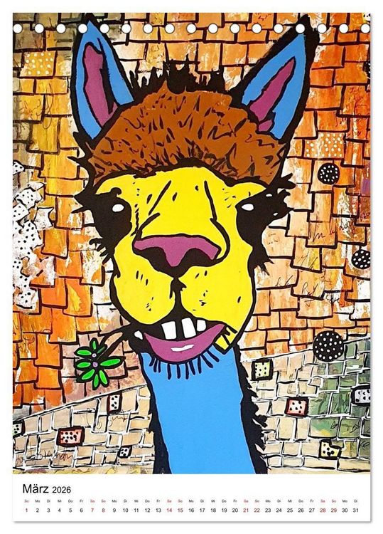Produktbild: Pop Art Animals - Atelier Zippo (Tischkalender 2026 DIN A5 hoch), CALVENDO Monatskalender