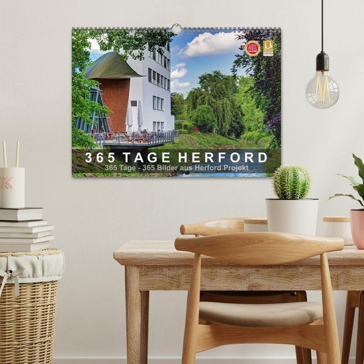 Produktbild: 365 Tage Herford (Wandkalender 2026 DIN A3 quer), CALVENDO Monatskalender