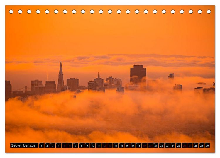 Produktbild: San Francisco Moments (Tischkalender 2026 DIN A5 quer), CALVENDO Monatskalender
