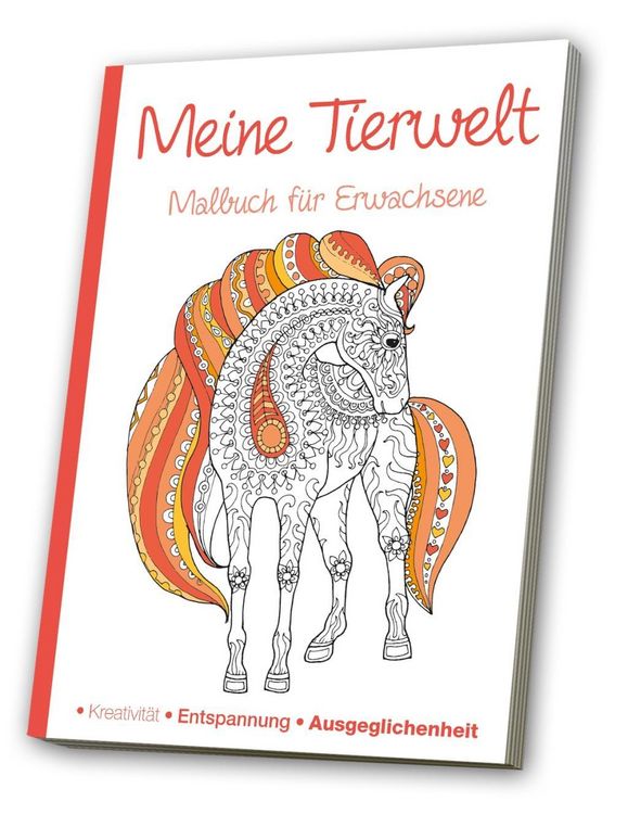 Produktbild: Malbuch f&uuml;r Erwachsene - Meine Tierwelt