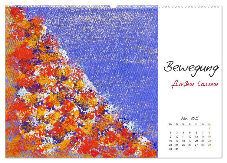 Produktbild: SeelenFreudeBilder - Strahlende Impulse zum Loslassen und Tr&auml;umen (Wandkalender 2026 DIN A2 quer), CALVENDO Monatskalender