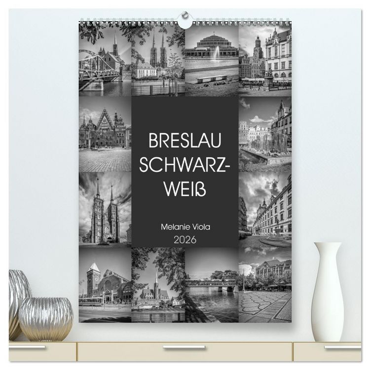 Produktbild: BRESLAU SCHWARZWEI&szlig; (hochwertiger Premium Wandkalender 2026 DIN A2 hoch), Kunstdruck in Hochglanz