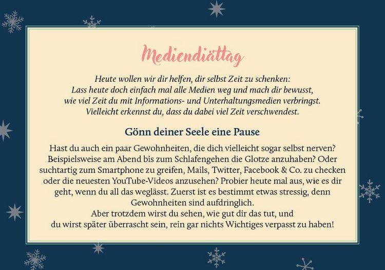 Produktbild: Achtsame Adventszeit. Hardcover-Ausgabe