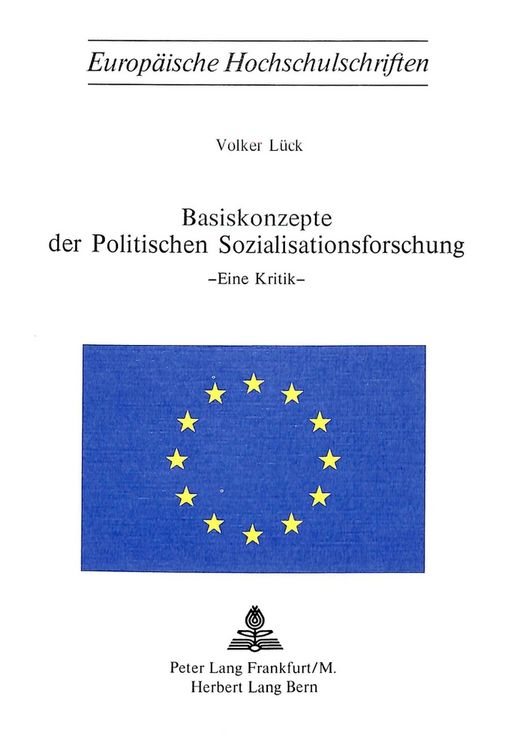 Produktbild: Basiskonzepte der politischen Sozialisationsforschung