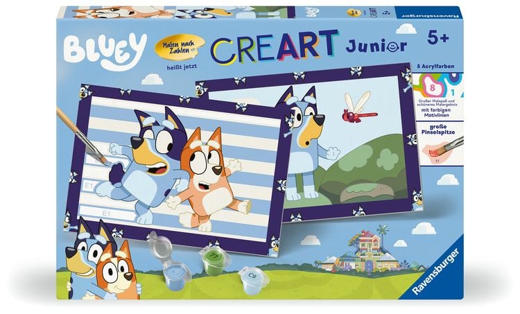 Produktbild: CreArt, Malen nach Zahlen Junior - Bluey