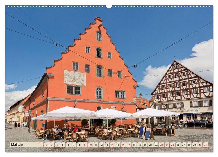 Produktbild: N&Ouml;RDLINGEN - Leben im Meteoritenkrater (hochwertiger Premium Wandkalender 2026 DIN A2 quer), Kunstdruck in Hochglanz