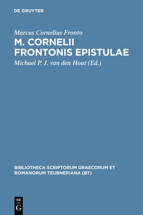 Produktbild: M. Cornelii Frontonis epistulae