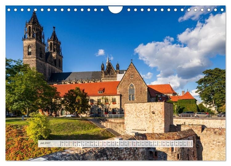Produktbild: Sch&ouml;nes Magdeburg (Wandkalender 2027 DIN A4 quer), CALVENDO Monatskalender